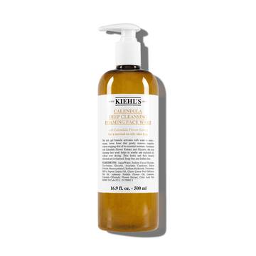 Flaska med Kiehl's Calendula Deep Cleaning Foaming Face Wash