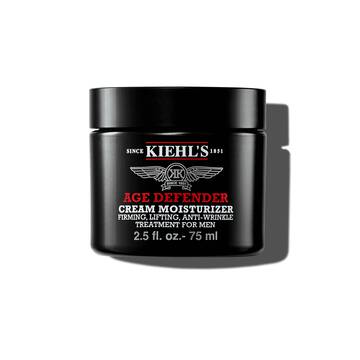 En 50 ml burk med Kiehl's Age Defender Cream Moisturizer mot en vit bakgrund.