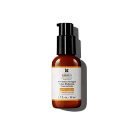 En 75 ml flaska med Kiehl's Powerful-Strength Line-Reducing Concentrate mot en vit bakgrund.