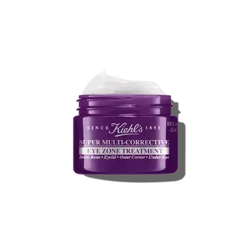 Foto på oppen burk av Kiehl's Super Multi-Corrective Eye Zone Treatment