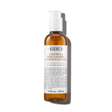 Flaska med Kiehl's Calendula Deep Cleaning Foaming Face Wash
