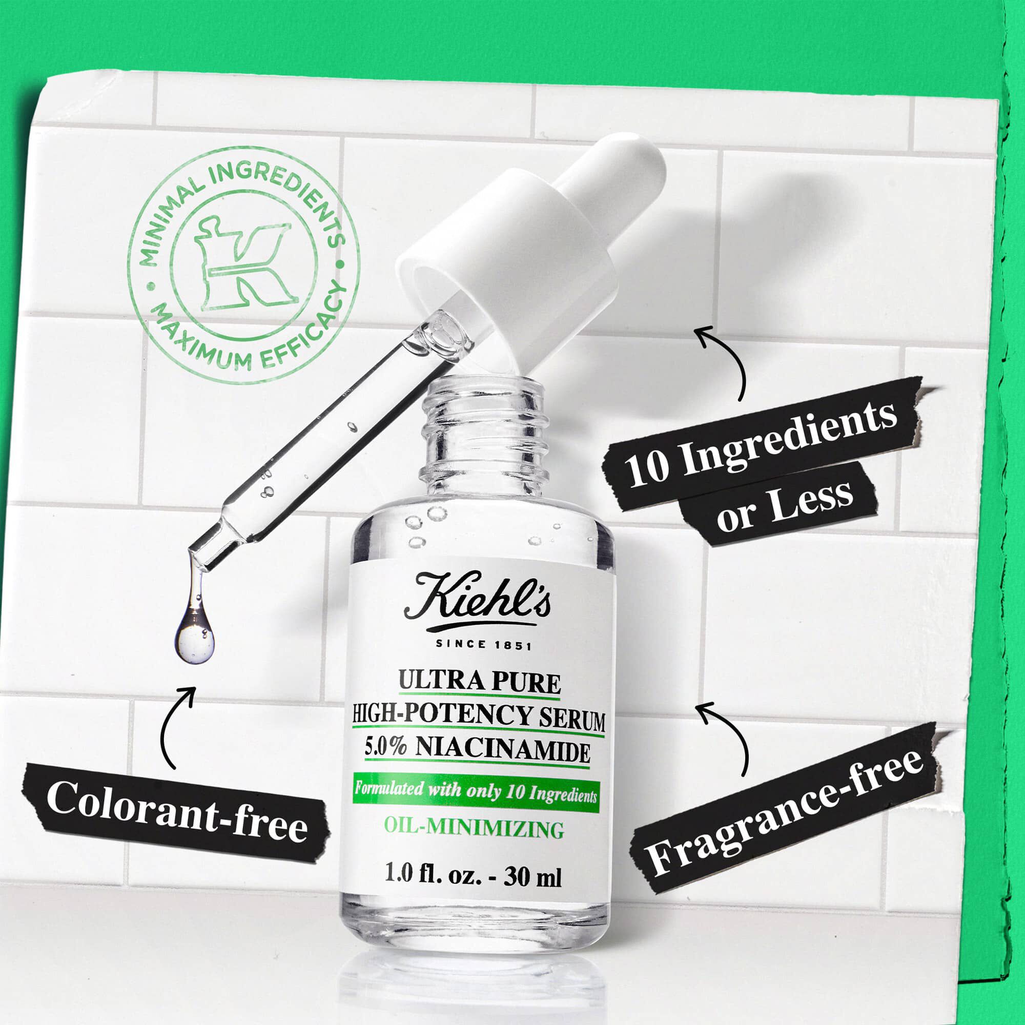 Ultra Pure High-Potency Serum – mindre an 10 ingredienser, parfymfri, utan fargamnen