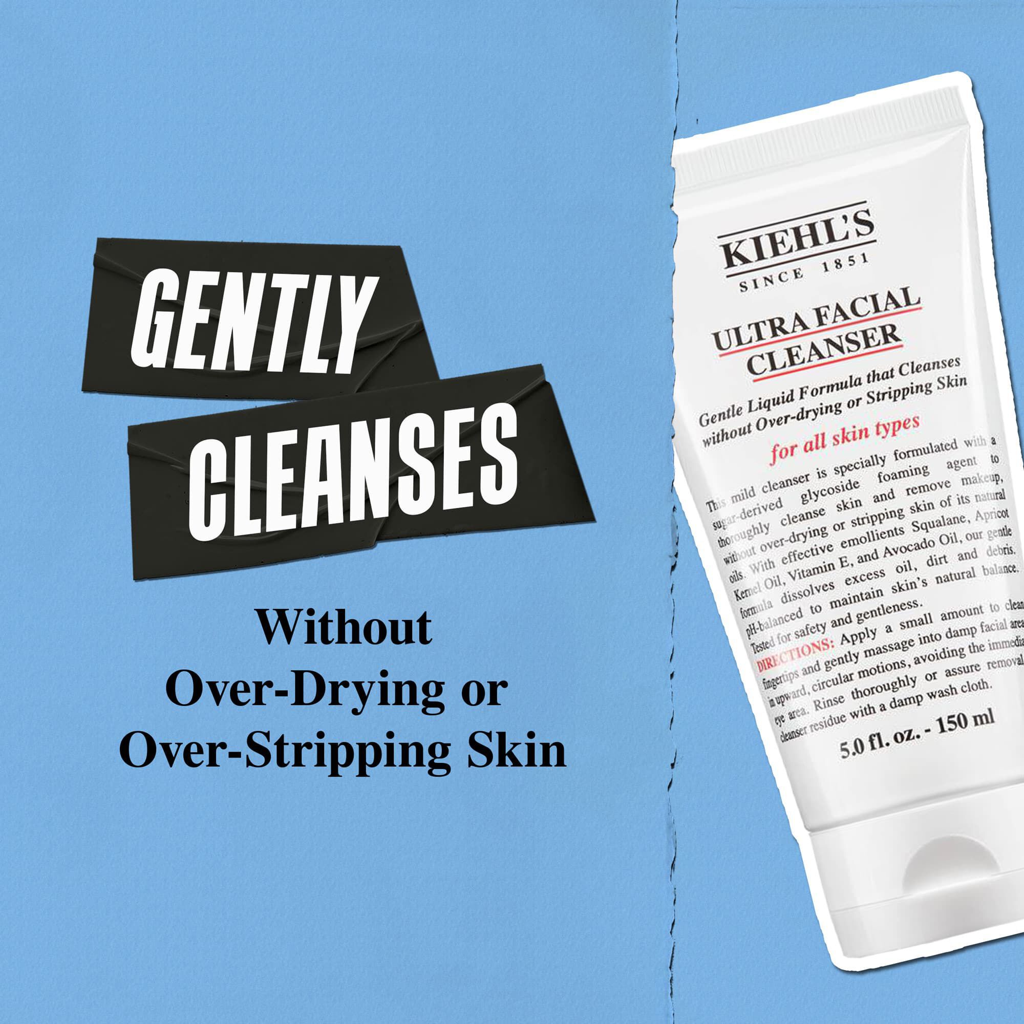 Kiehl's Ultra Facial Cleanser rengor skonsamt utan att torka ut huden
