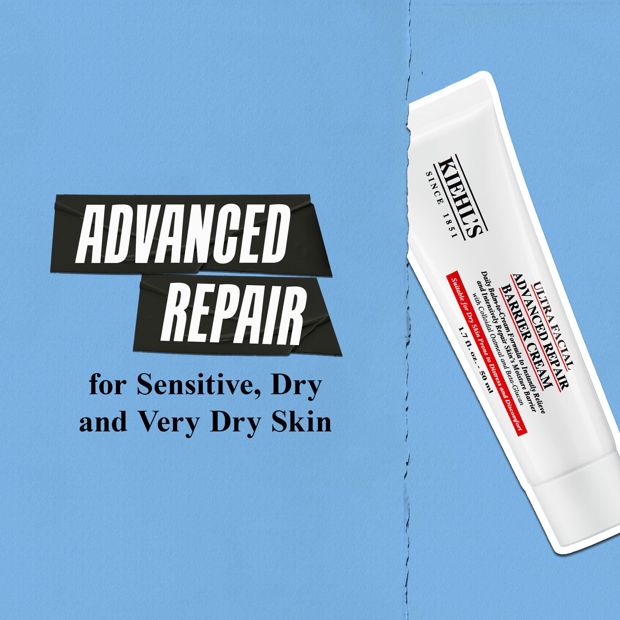 Avancerad reparation for kanslig, torr och mycket torr hy – Kiehl's Ultra Facial Barrier Cream