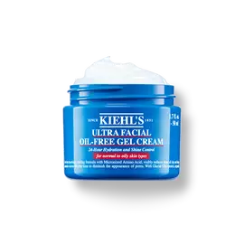 En 50 ml burk med Kiehl's Ultra Facial Oil-Free Gel Cream mot en vit bakgrund.