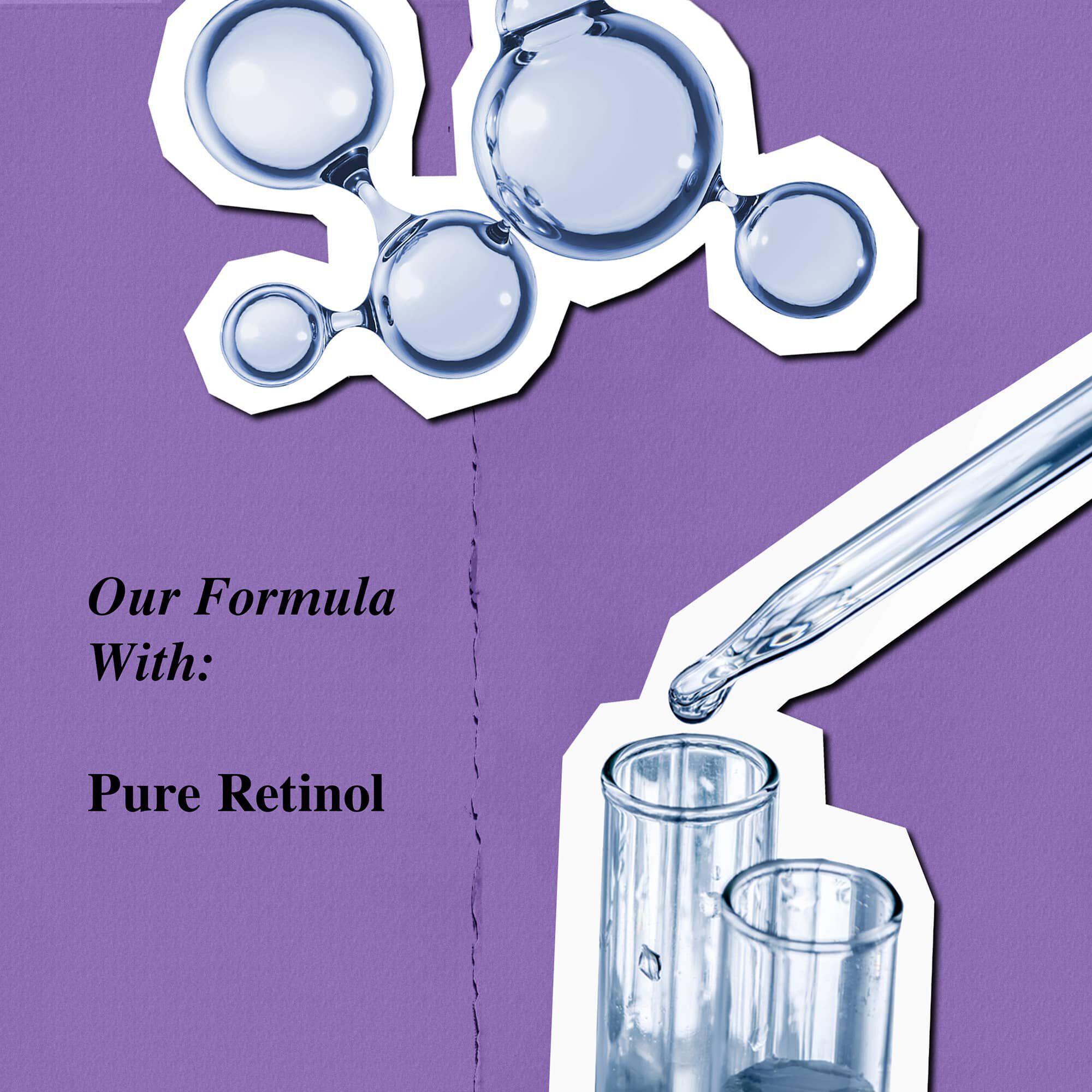 Formulan i Kiehl's Retinol Fast Release Night Serum med rent retinol