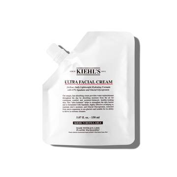 Foto på oppen burk av Kiehl's Ultra Facial Cream