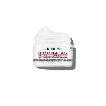 Foto på oppen burk av Kiehl's Ultra Facial Cream