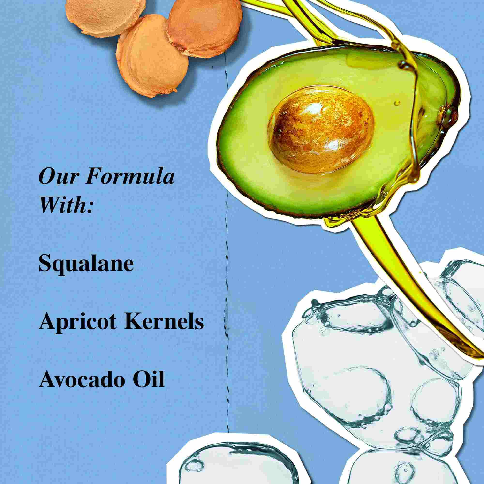Ingredienser i Kiehl's Ultra Facial Cleanser – squalane, aprikoskarnor, avokadoolja