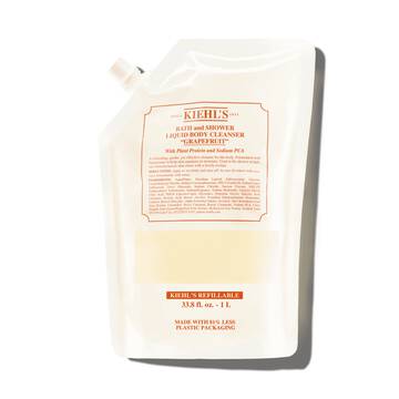 Flaska med Kiehl's Grapefruit Liquid Body Cleanser
