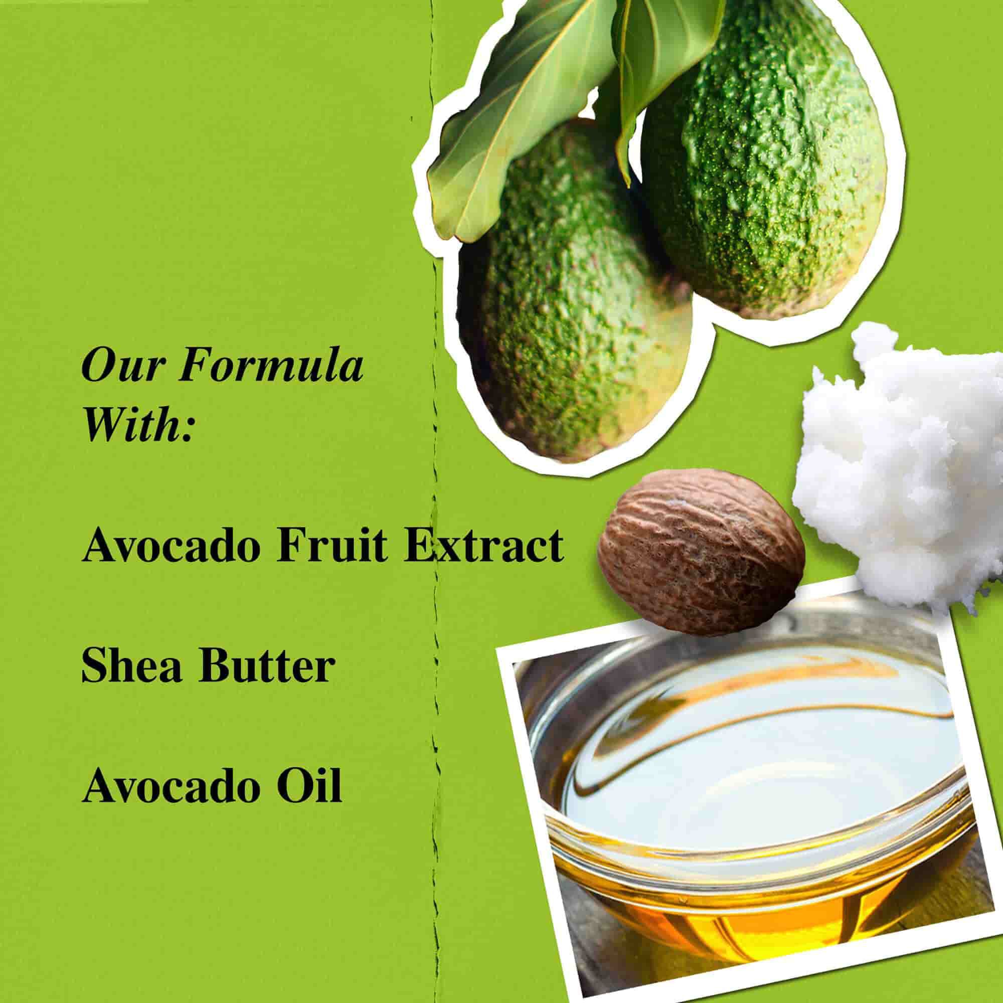 Ingredienser i Avocado Nourishing Hydration Mask – avokadoextrakt, sheasmor, avokadoolja