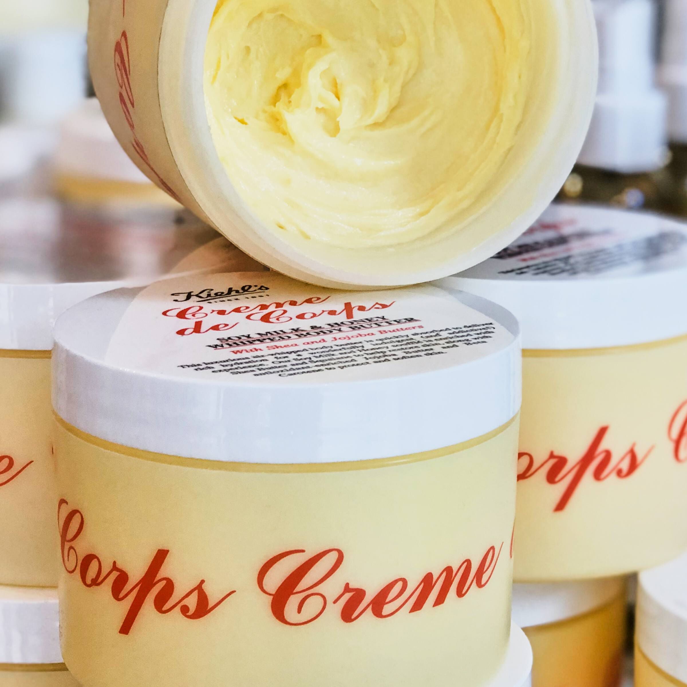 Body butter and body sales lotion