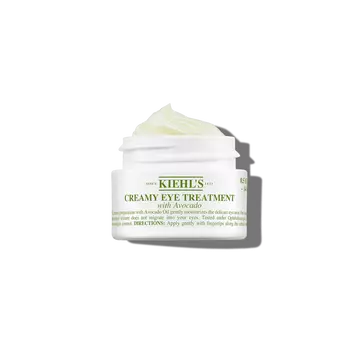 Foto på oppen burk av Kiehl's Creamy Eye Treatment with Avocado