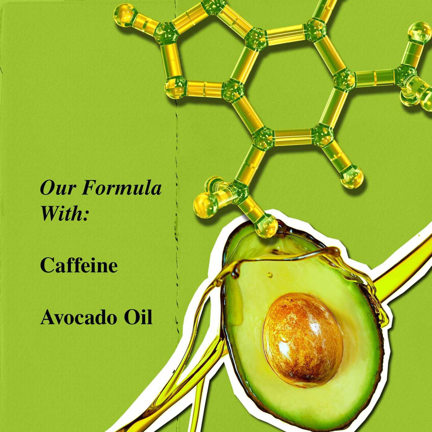 Ingredienser i Kiehl's Creamy Eye Treatment with Avocado – koffein, avokadoolja