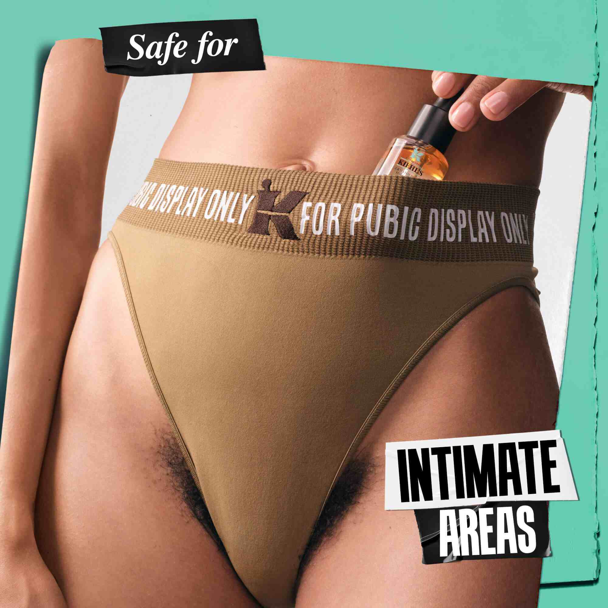 Intimate Drops bottle in underwear band – Safe For Intimate Areas
